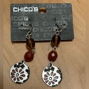 Chico’s dangle earrings NWT